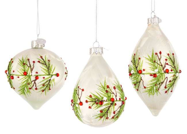 12x Colgante Vt Rama Blanco Ass3