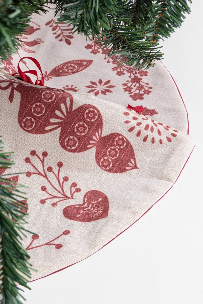 4x Cubiertas para la base del árbol de la victoria en color marfil