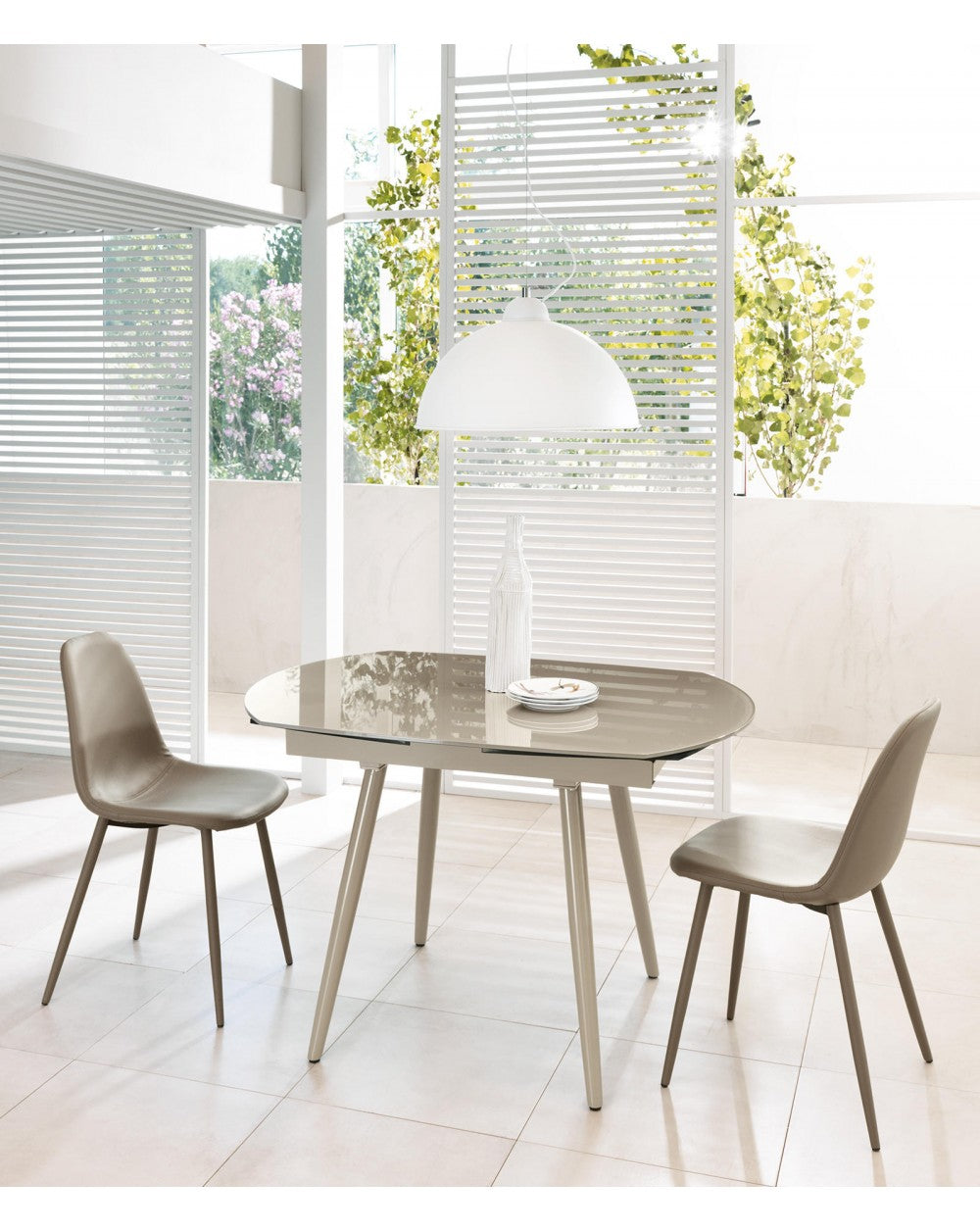 Mesa extensible 120-180 x 90 cm - Kyoto cuatro