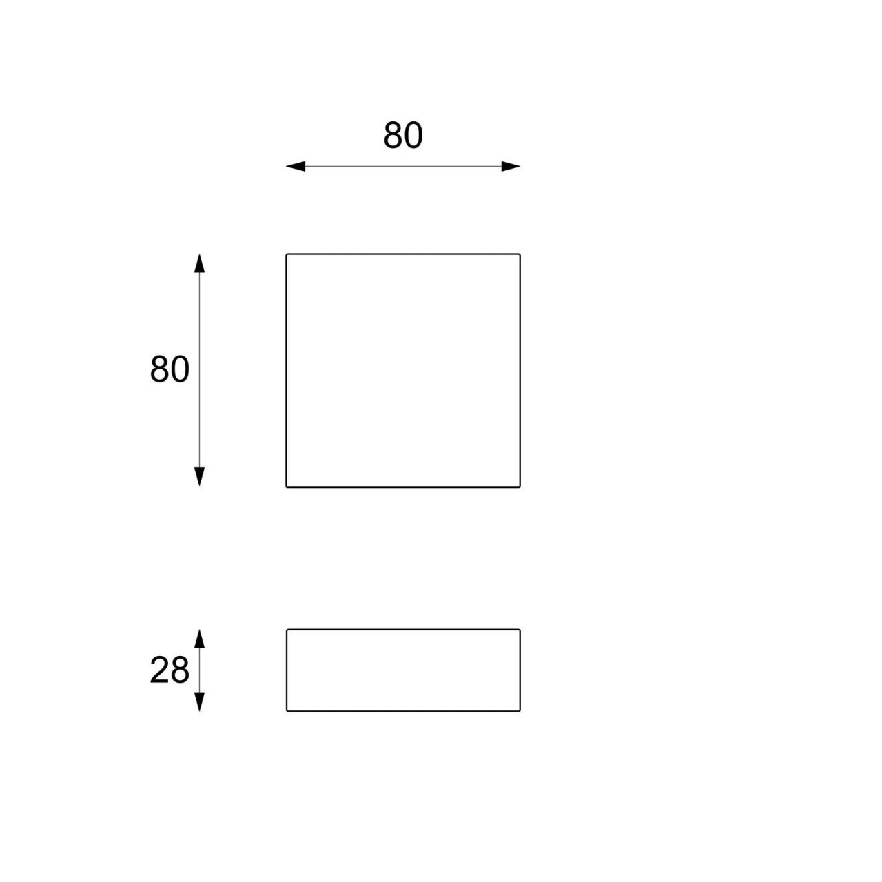 Mesa de centro moderna de piedra negra 80 x 80 xh 28 cm