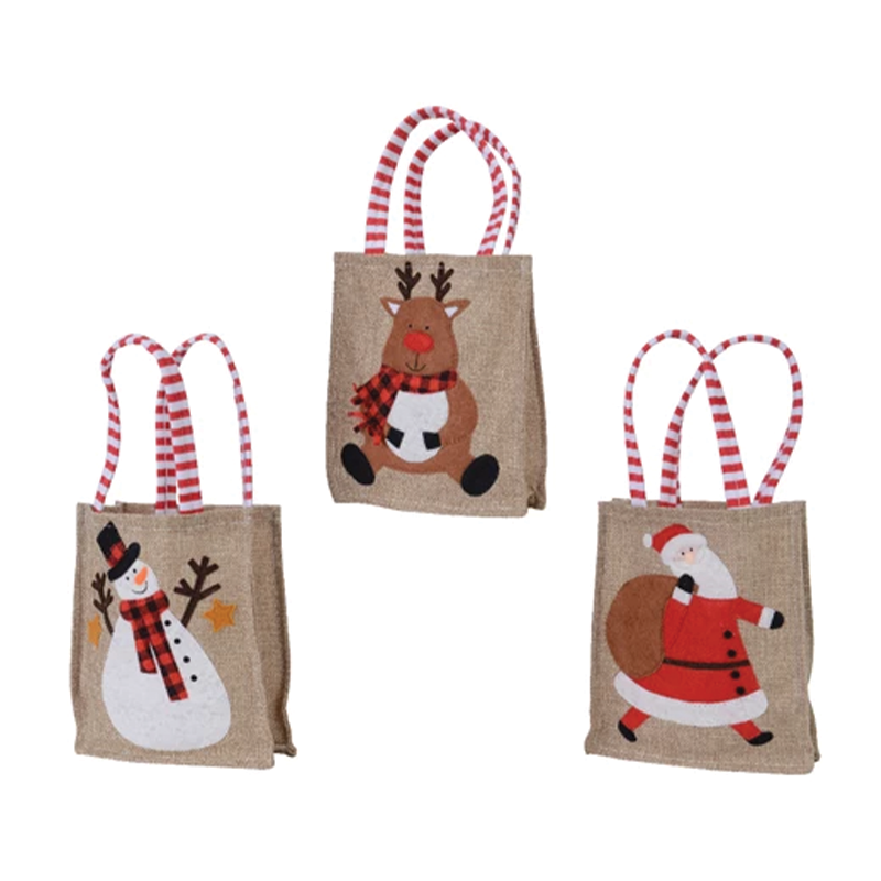Bolsas navideñas de poliéster surtidas