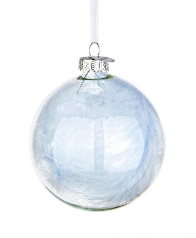 12x Esfera Vt Plumaje Azul Claro D80