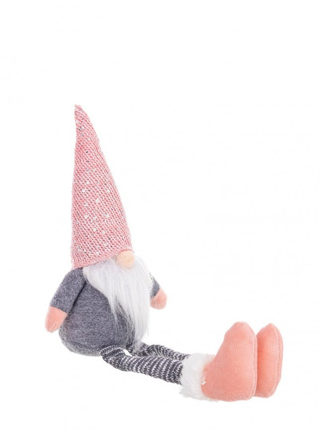 12x Patas de Santa Justine con purpurina rosa