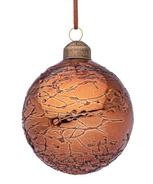 12x Sfera Vt Glaciado Cobre D80