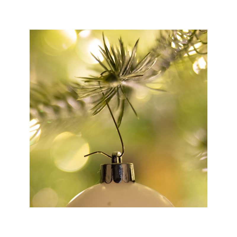 Decoris Set 50 Piezas Ganchos Dorados para Adornos Navideños 400008