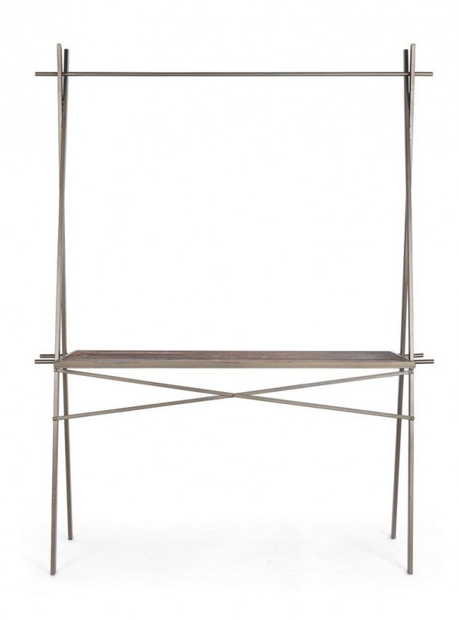 Mesa expositora industrial rectangular 98h cm