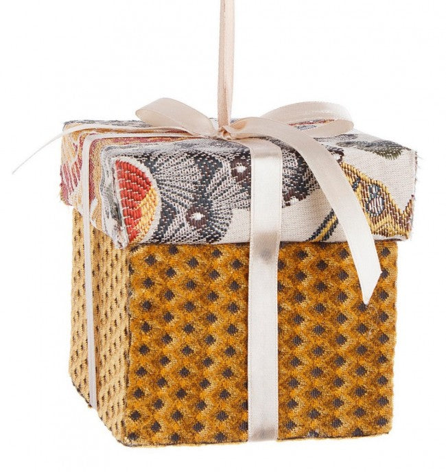 8x Colgante Dafne de regalo multicolor ocre