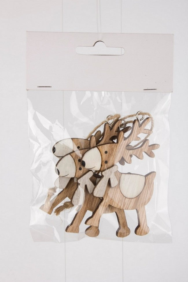 12x Pack 3 colgantes Laax Renna C