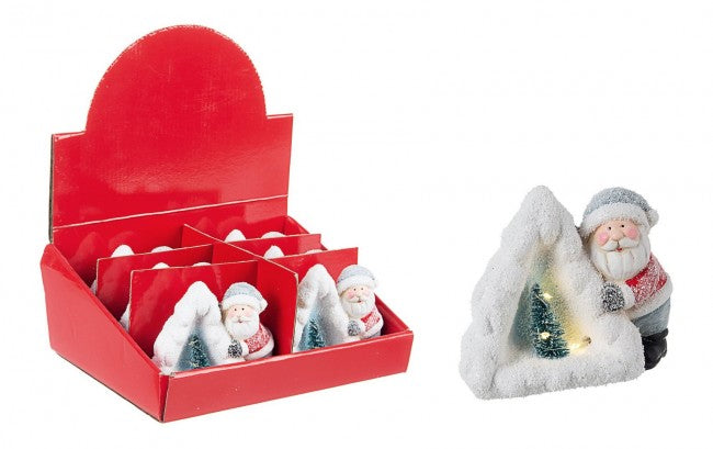 Pantalla LED C de pino invernal de Papá Noel 12x6