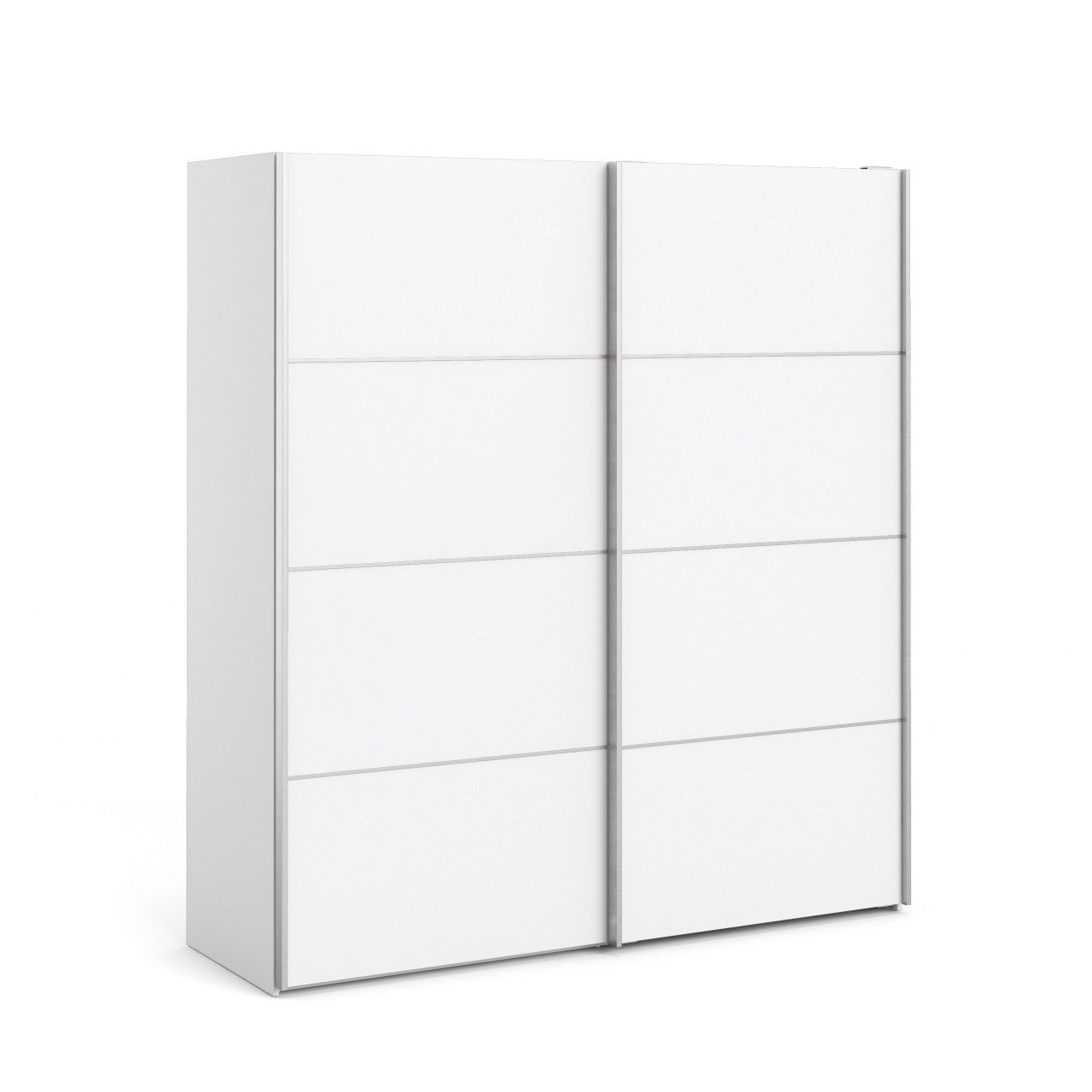 Kit armario dormitorio Verona blanco con puertas correderas