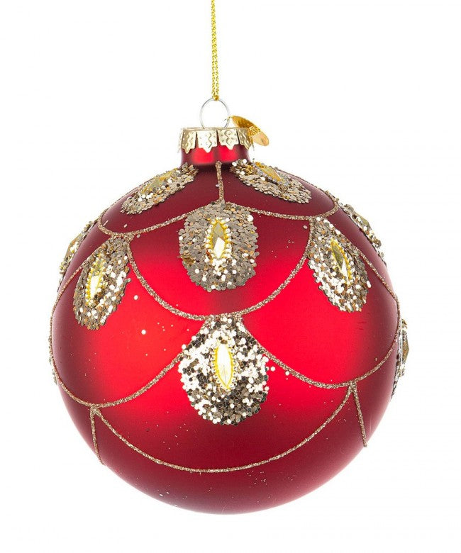 8x Esfera Vt Decorum Rojo D100