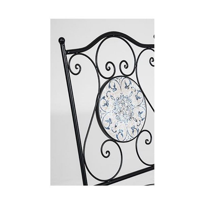 Bizzotto Erice Conjunto de Exterior en Acero y Cerámica 3PCS