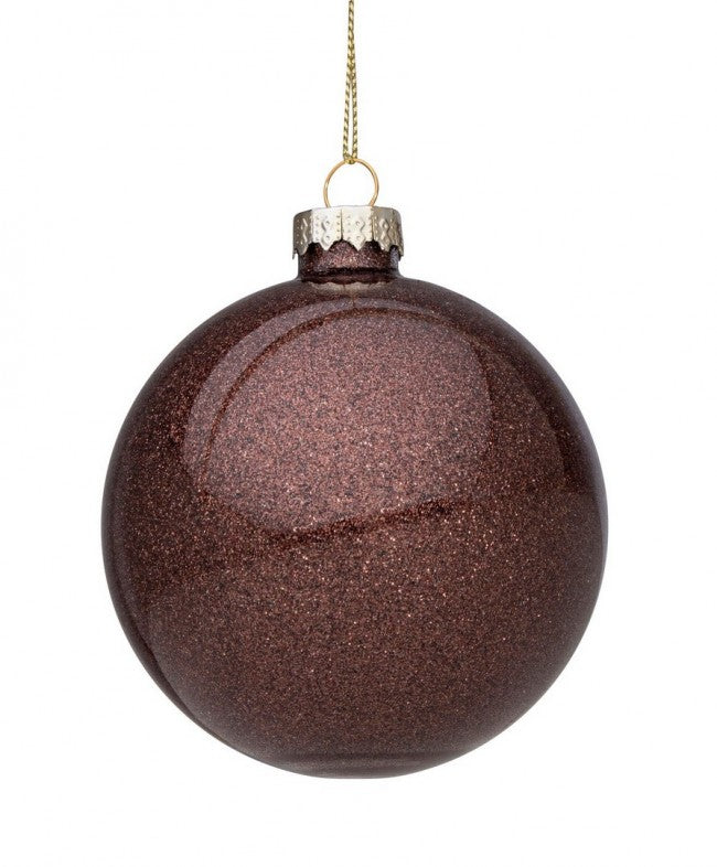 12x Esfera Vt Marrón Brillante Sc D80