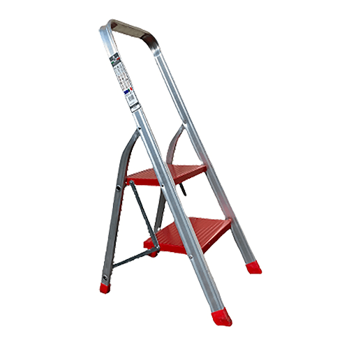 Taburete Teos aluminio - 2 peldaños