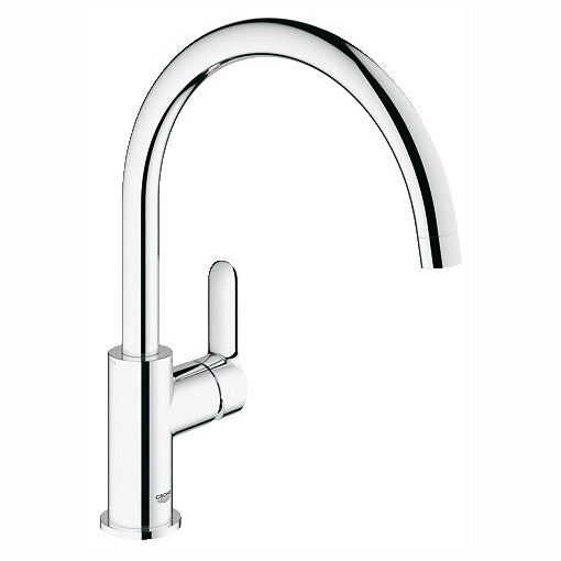Mezclador monomando de lavabo con caño giratorio