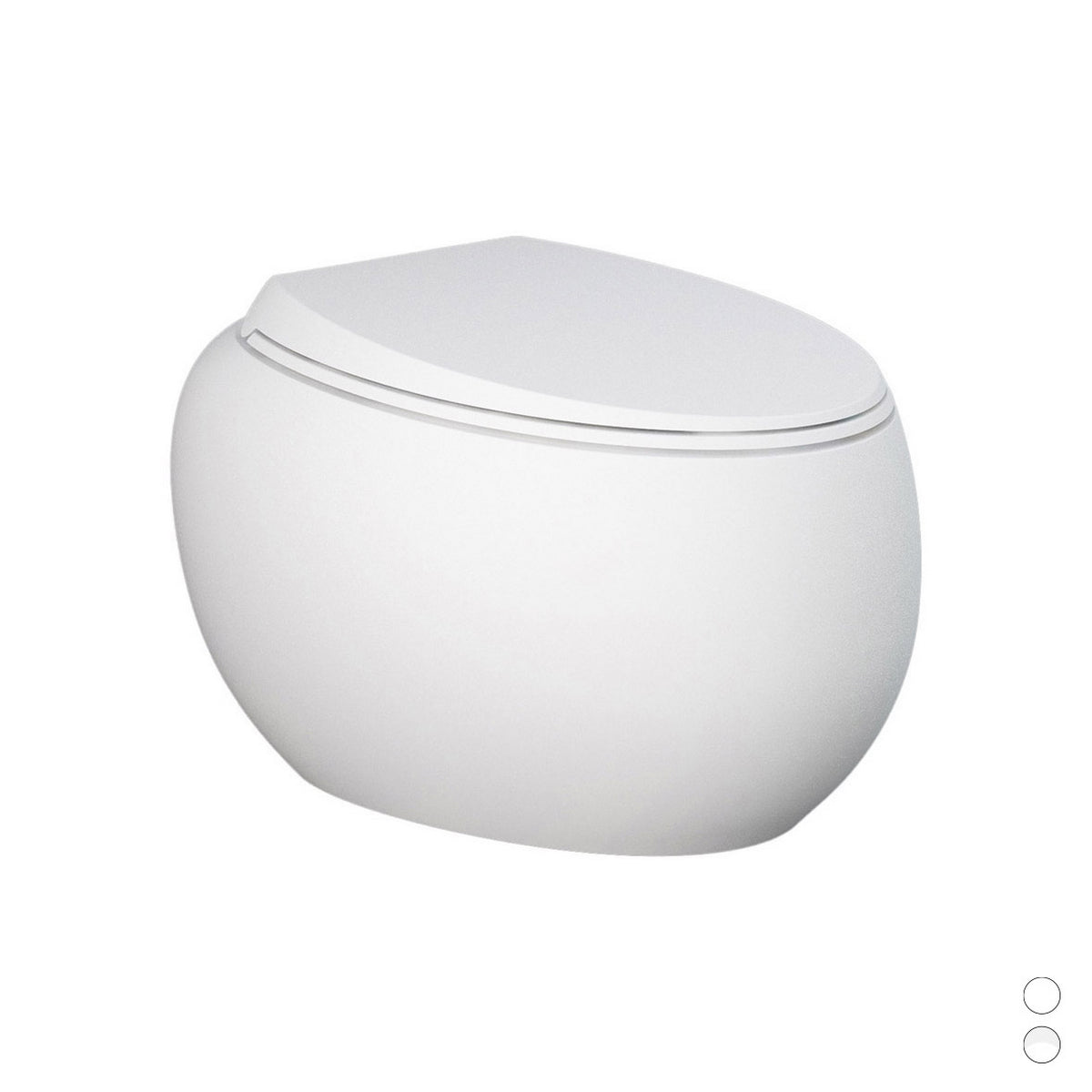 Inodoro suspendido sin marco Cloud - Fijación oculta - Blanco alpino