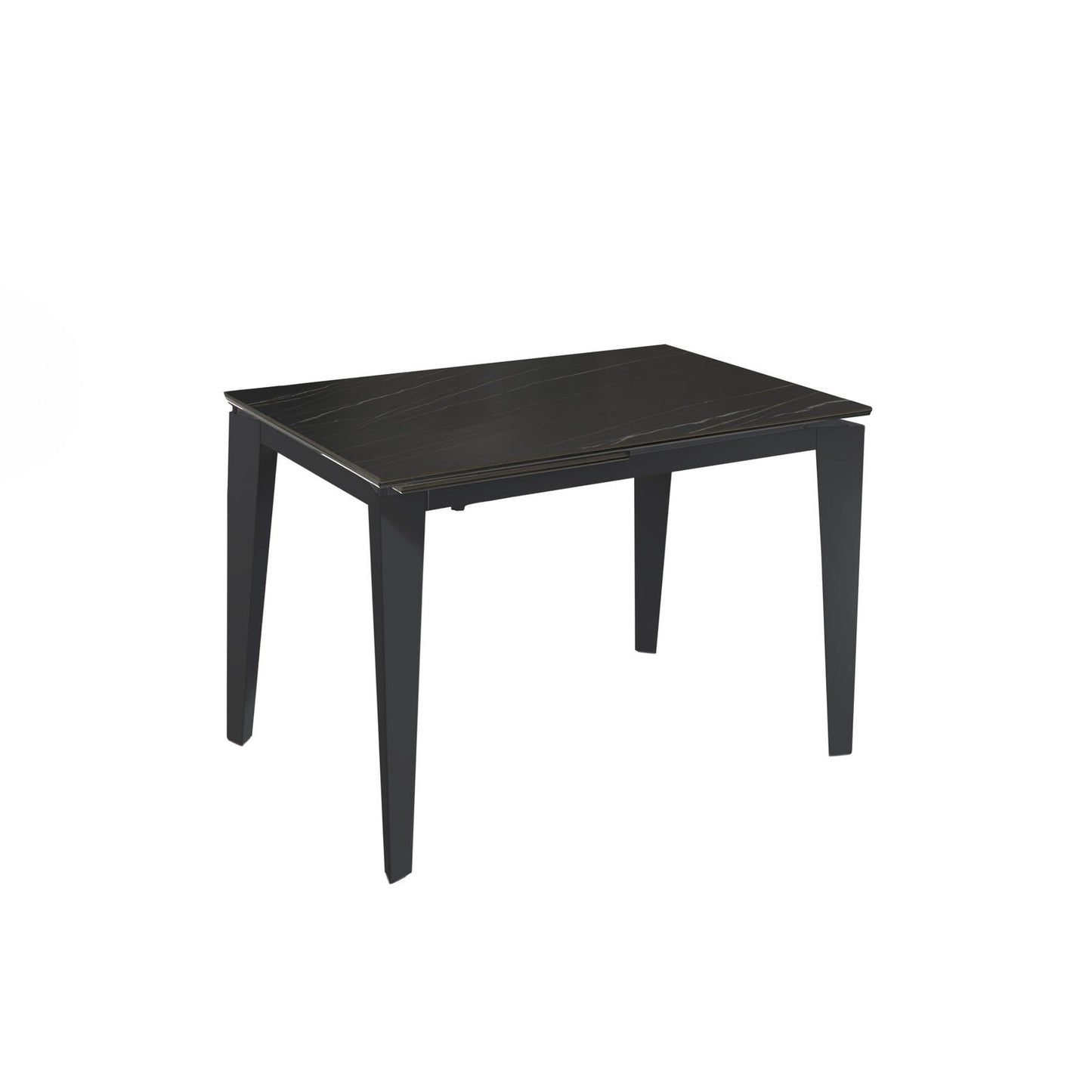 Mesa extensible con tapa de cerámica 120/170x80 cm