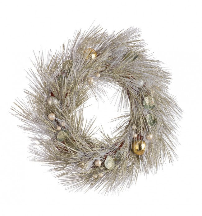 2x Corona eterna blanca