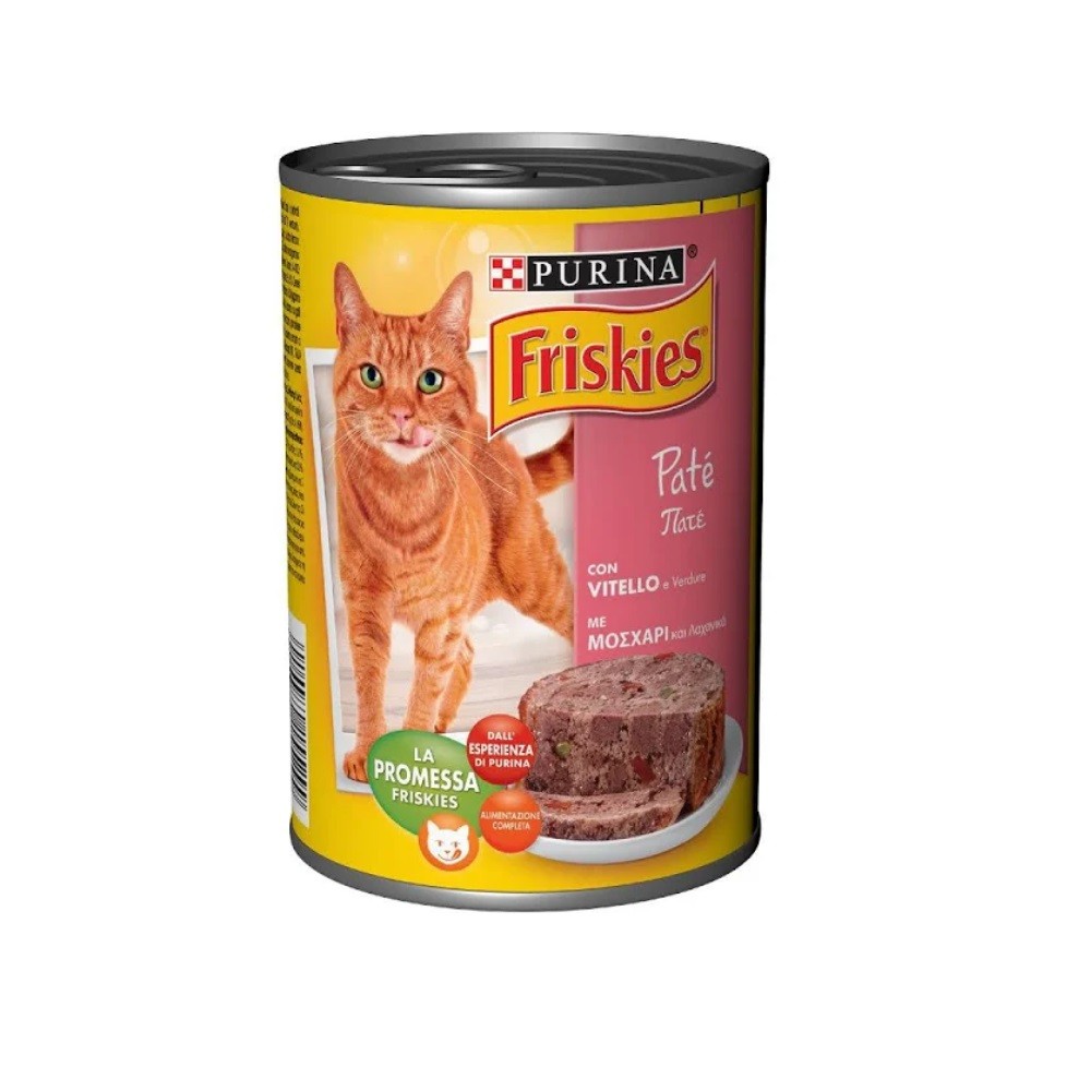 Friskies Purina paté de ternera y verduras 400 gramos