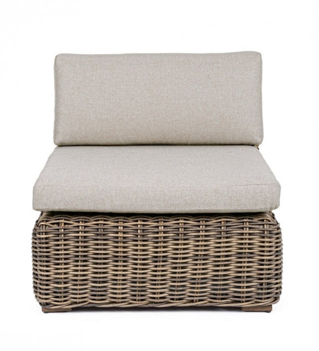 Sillón de exterior Coraline con cojines.
