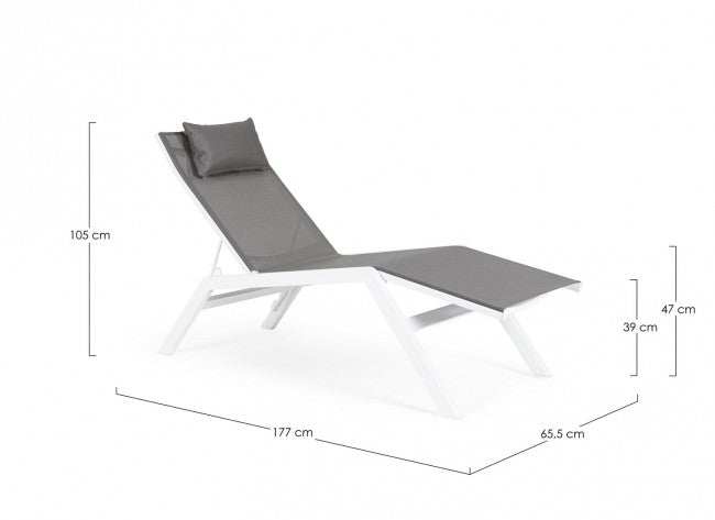 Chaise Longue CP Krion Blanco Jx11