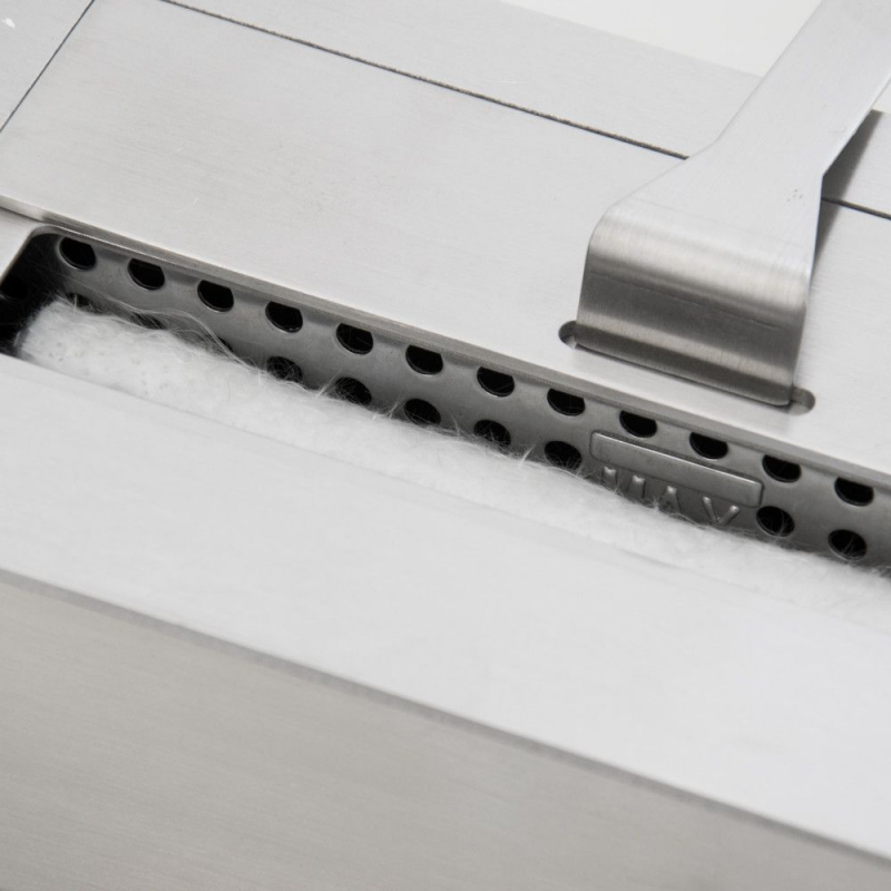 DIVINA FIRE Chimenea de bioetanol biochimenea empotrable de pared PECHINO L90 x H55 x P17