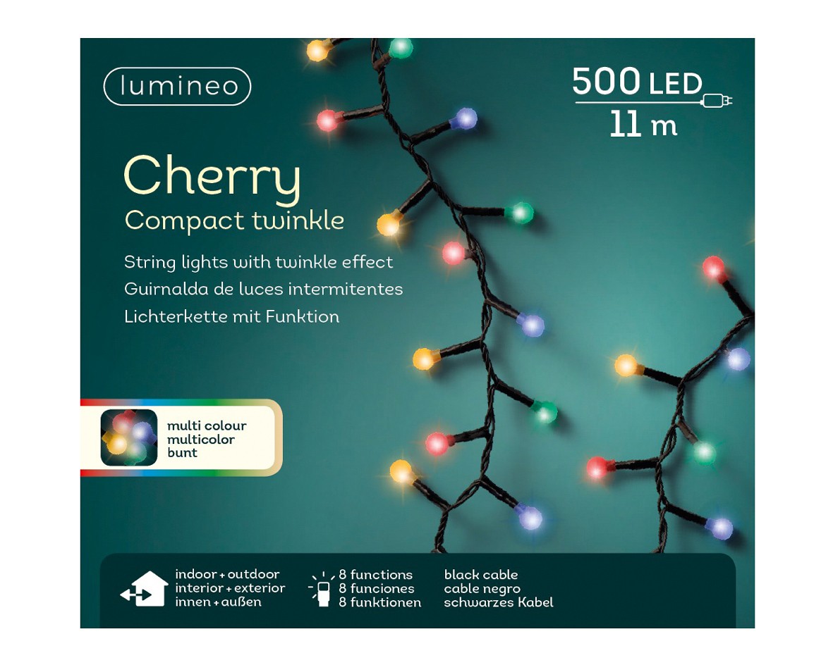 Luces navideñas LED Cherry Compact 500Led 11 metros
