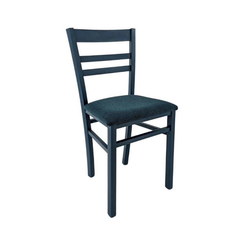 Silla cromica azul