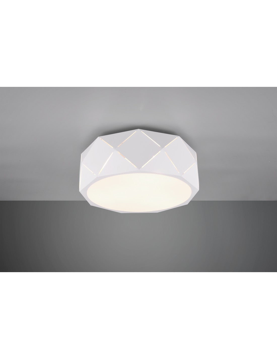 Lámpara de techo 3xE27 Zandor Blanco Ø40 cm Trio Lighting