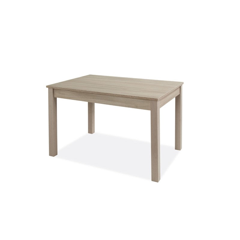 Mesa de comedor extensible Olmo íntegramente en madera de melamina 85x140-180 cm