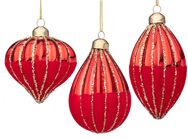 12x Colgante Vt Segmento Rojo Ass3