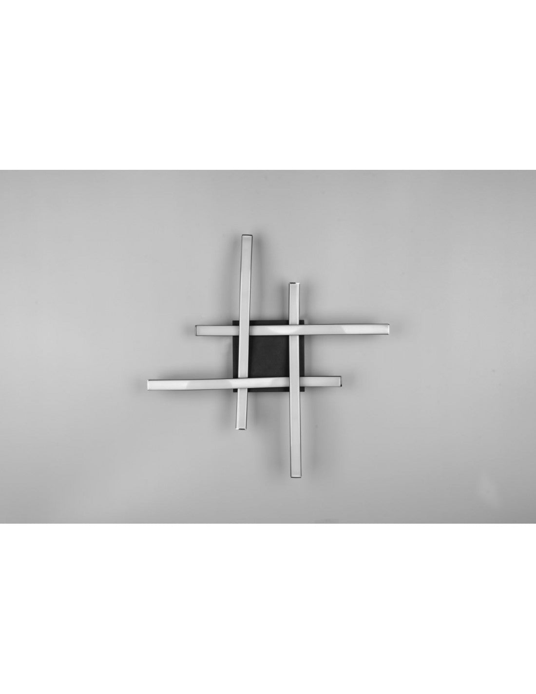 Lámpara de Techo Modern Route Negra 4 Varillas LED 4000k Trio Lighting