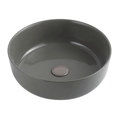 Lavabo sobre encimera delgado mod. 01 gris cemento