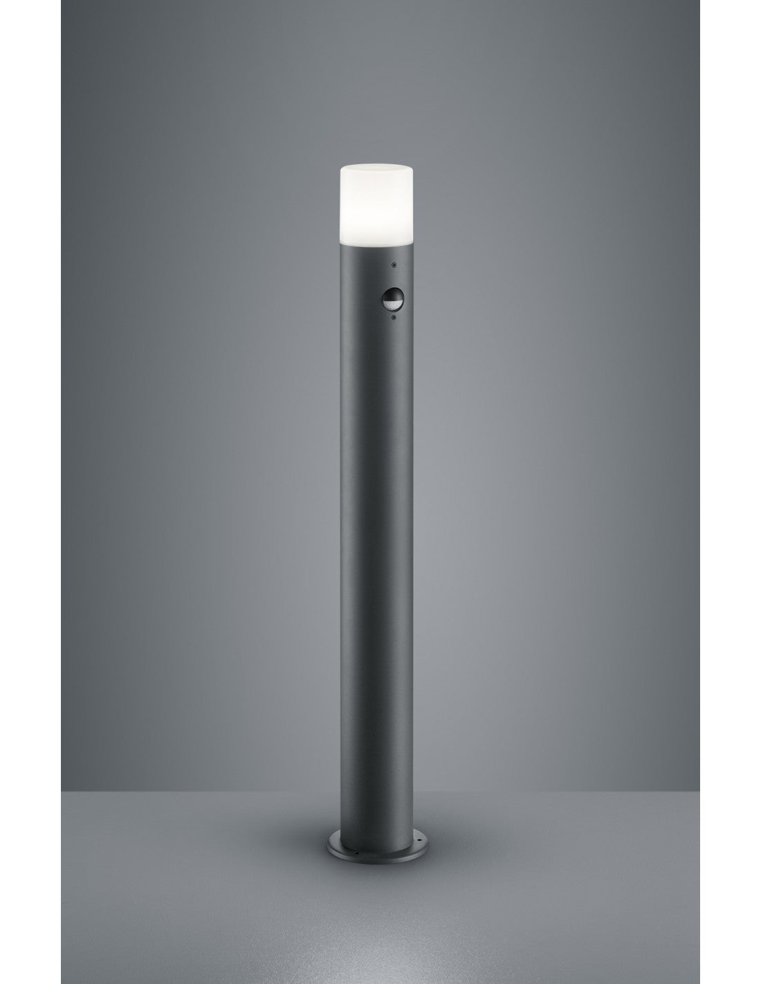 Hoosic Poste de exterior 1xE27 con sensor de movimiento antracita H80 cm IP44 Trio Lighting