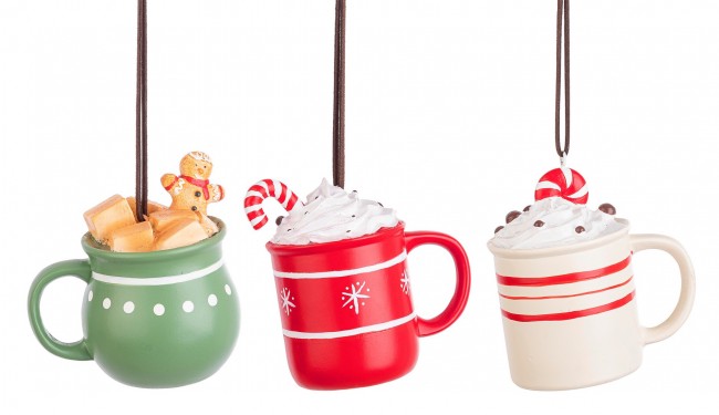 3x Colgante Taza Bistrot 9,3X9H Ass3