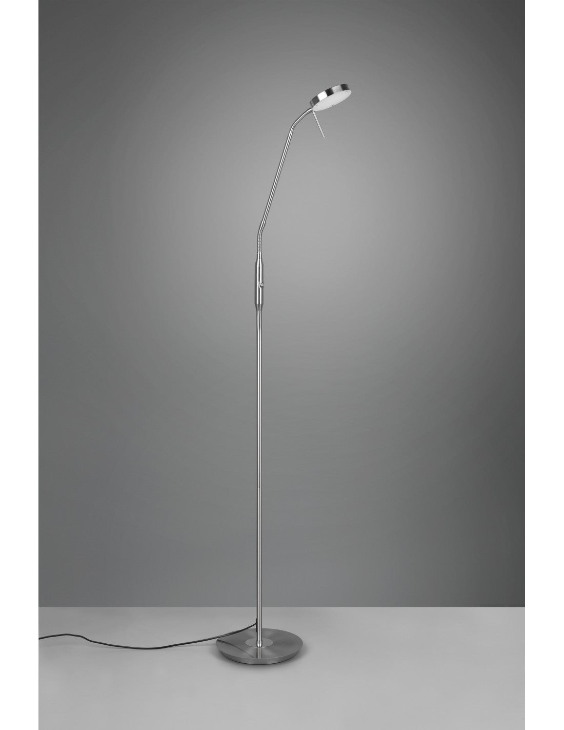 Lámpara de pie Monza Led Touch Dimmer Nickel Trio Lighting Studio