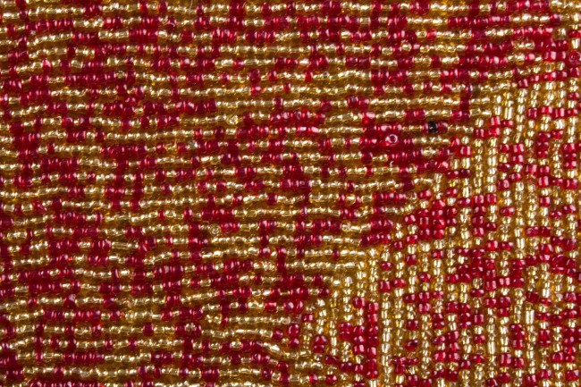 2x centro de mesa Laura rojo