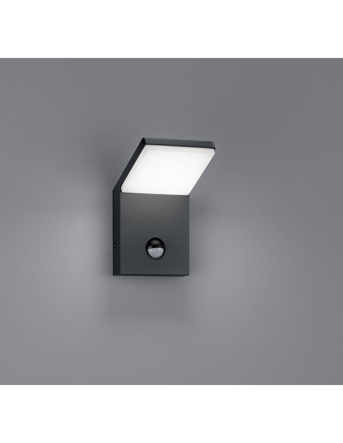 Iluminación exterior Led Pearl con sensor de movimiento antracita IP54, trío de iluminación