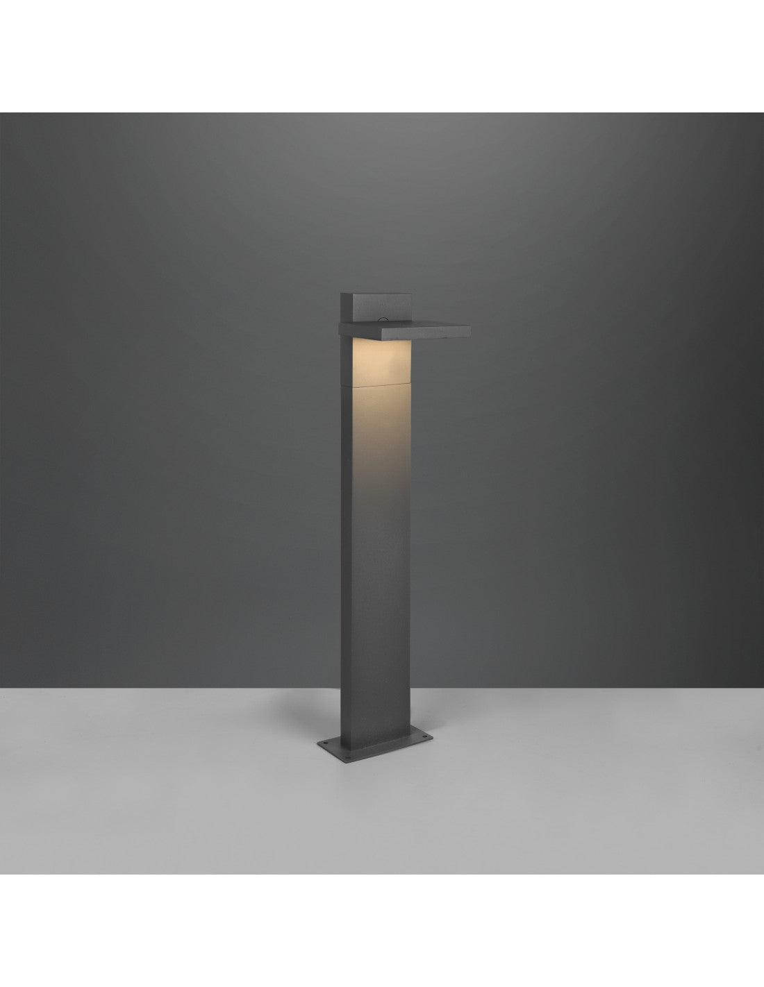 Bolardo al aire libre llevado aluminio antracita de la iluminación del trío de Horton IP54