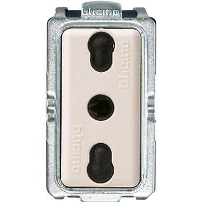 Bticino Enchufe Mágico De Seguridad 2P+T 16 A 250 V