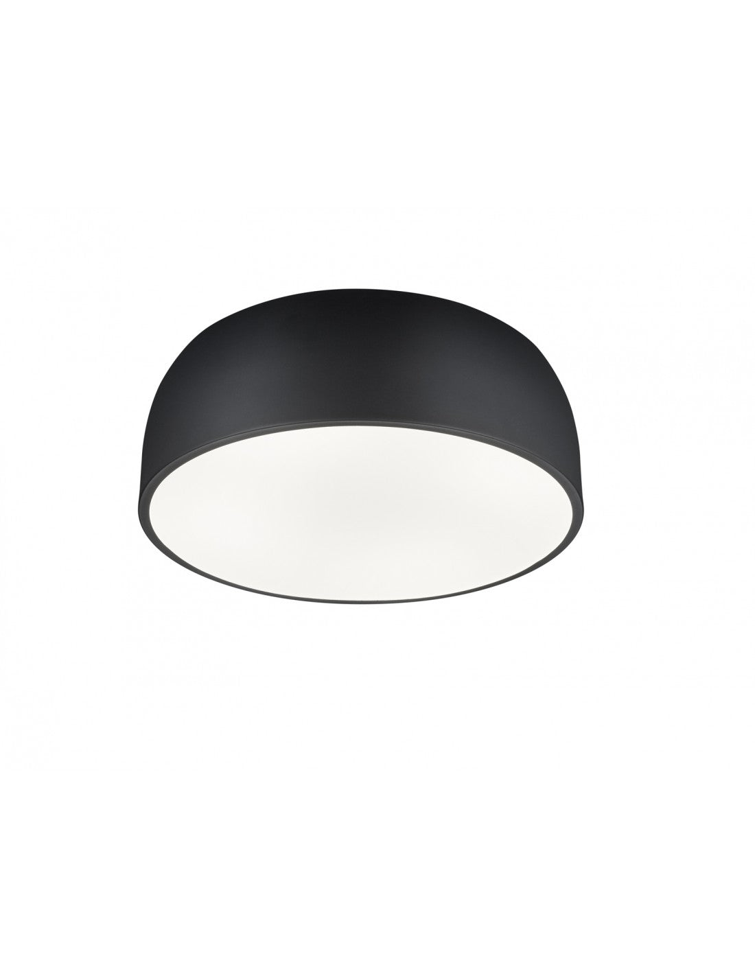 Lámpara de techo moderna 4 luces Baron metal negro mate Trio Lighting
