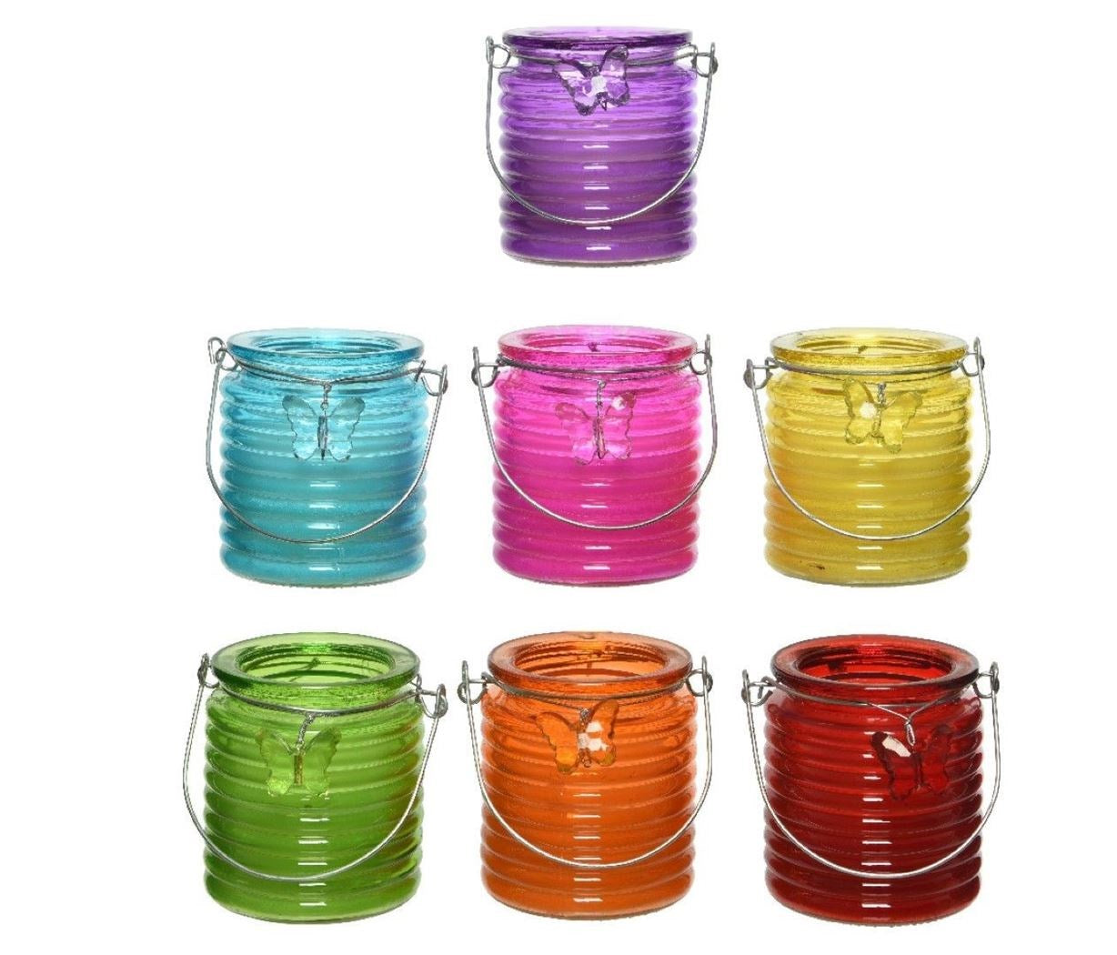 Velas de citronela en vaso