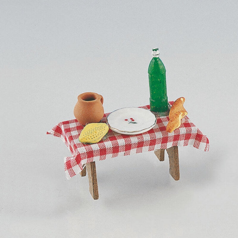 Juego de mesa para belén 6x7 cm