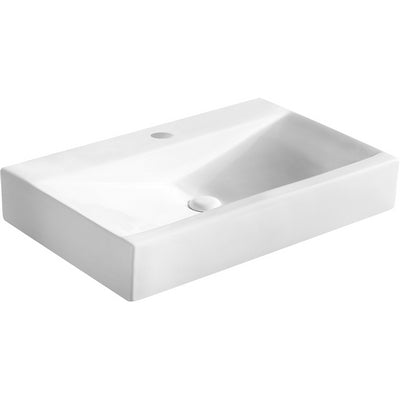 Lavabo sobre encimera Mod. La46 70,5 x 44,5 cm