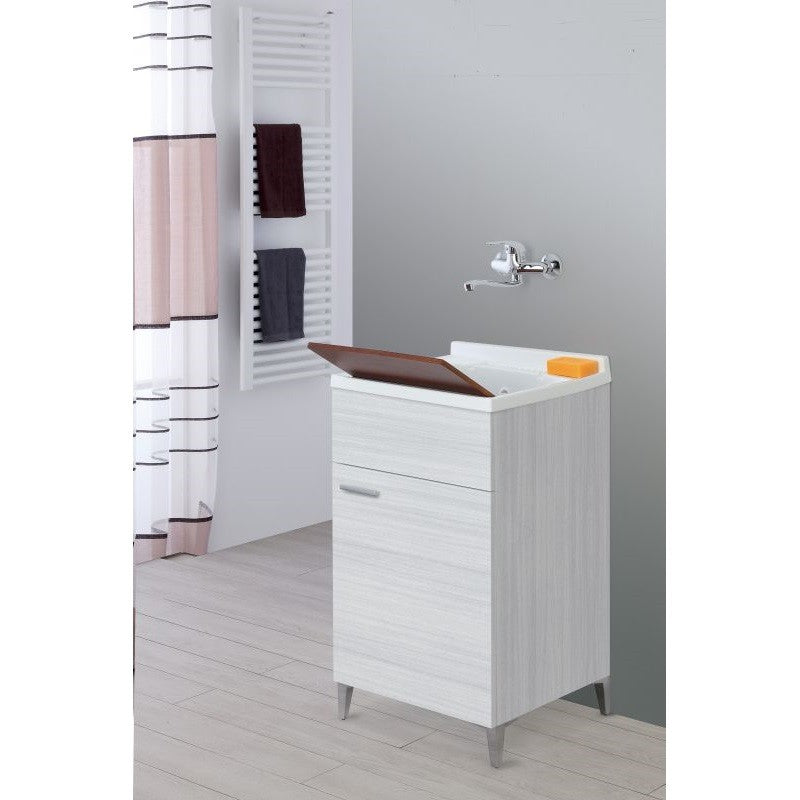 Fregadero de una puerta Gris 50x50x h83 cm