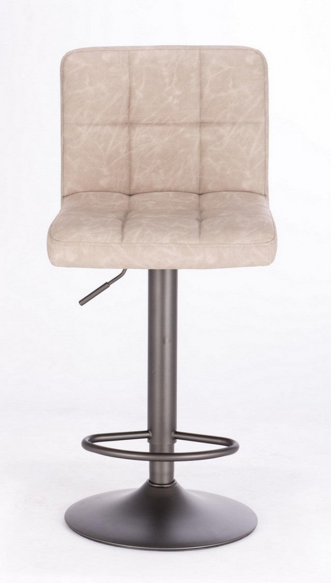 2x Taburete de bar Greyson gris claro Vint