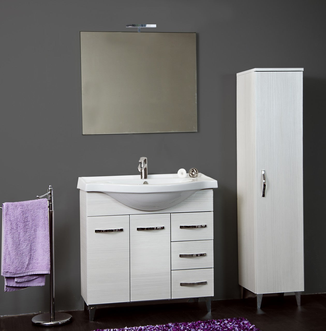 Mueble de baño CM.85 Blanco Claudia
