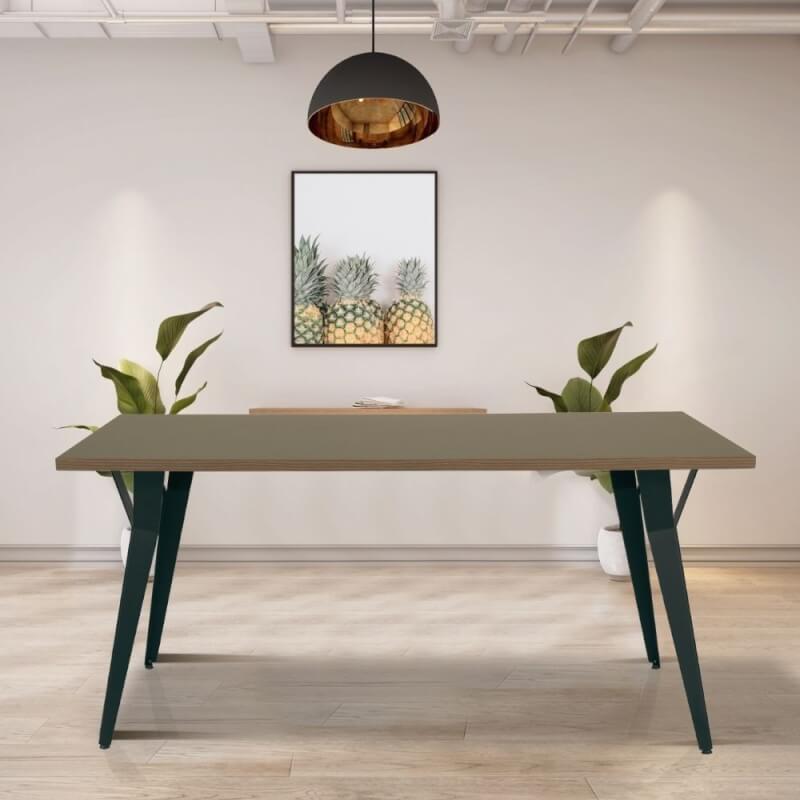Mesa de comedor Yutan 180x100 cm roble