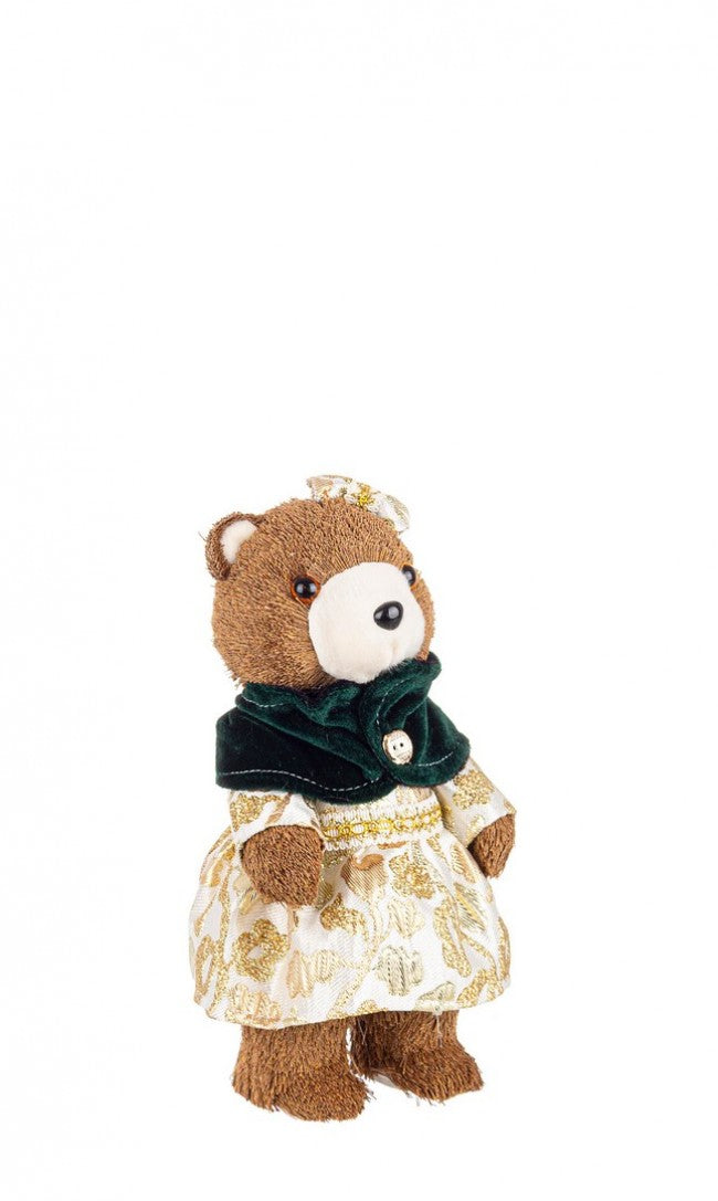 4x Soporte Oso Esmeralda Verde C