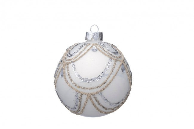 12x Esfera Vt Lavish Blanco D80